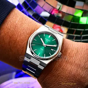 Tissot PRX Quartz 35mm Green Dial Steel Watch T137.210.11.041.00