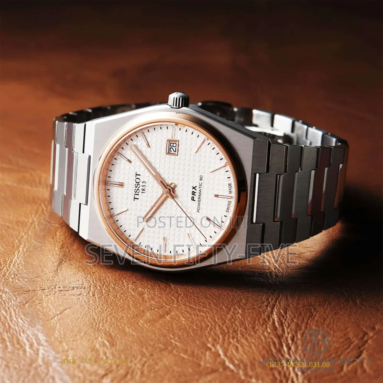 Tissot PRX Powermatic 80 Silver Dial Men's Watch T137.407.21.031.00
