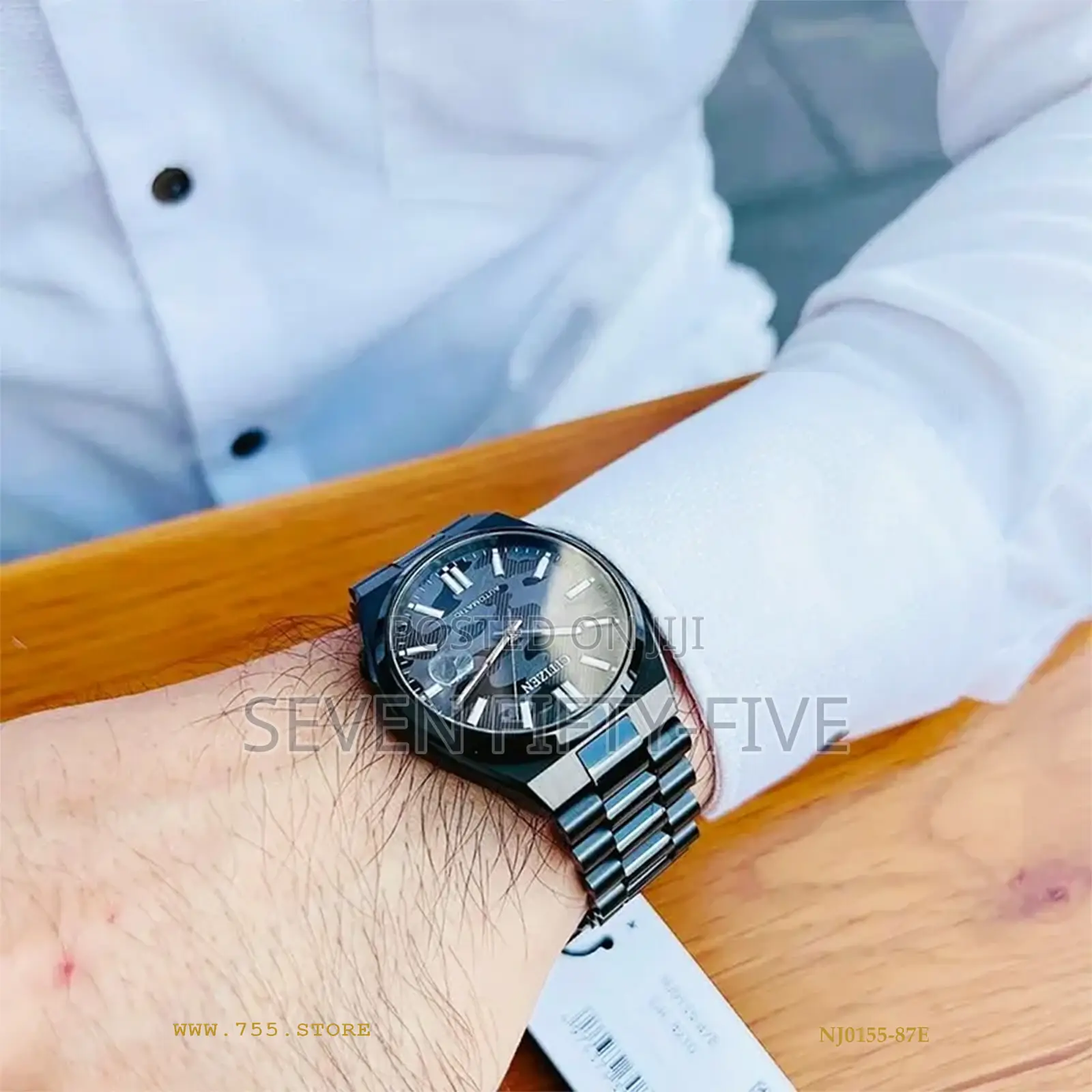 Citizen Tsuyosa Automatic Black Camouflage Dial Watch Nj0155-87e
