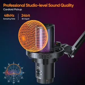 Comica Ejoy Uni Pro A Wireless Usb Condenser Microphone With Boom Arm