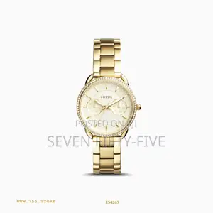 Fossil Tailor Gold Tone Ladies Watch Es4263