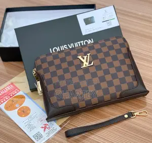 Louis Vuitton Monogram Canvas Men’S Clutch Bag