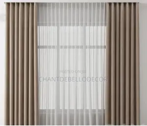 Thick Ringed Blackout Curtains 300ghc For A Pair ( Without Voile )