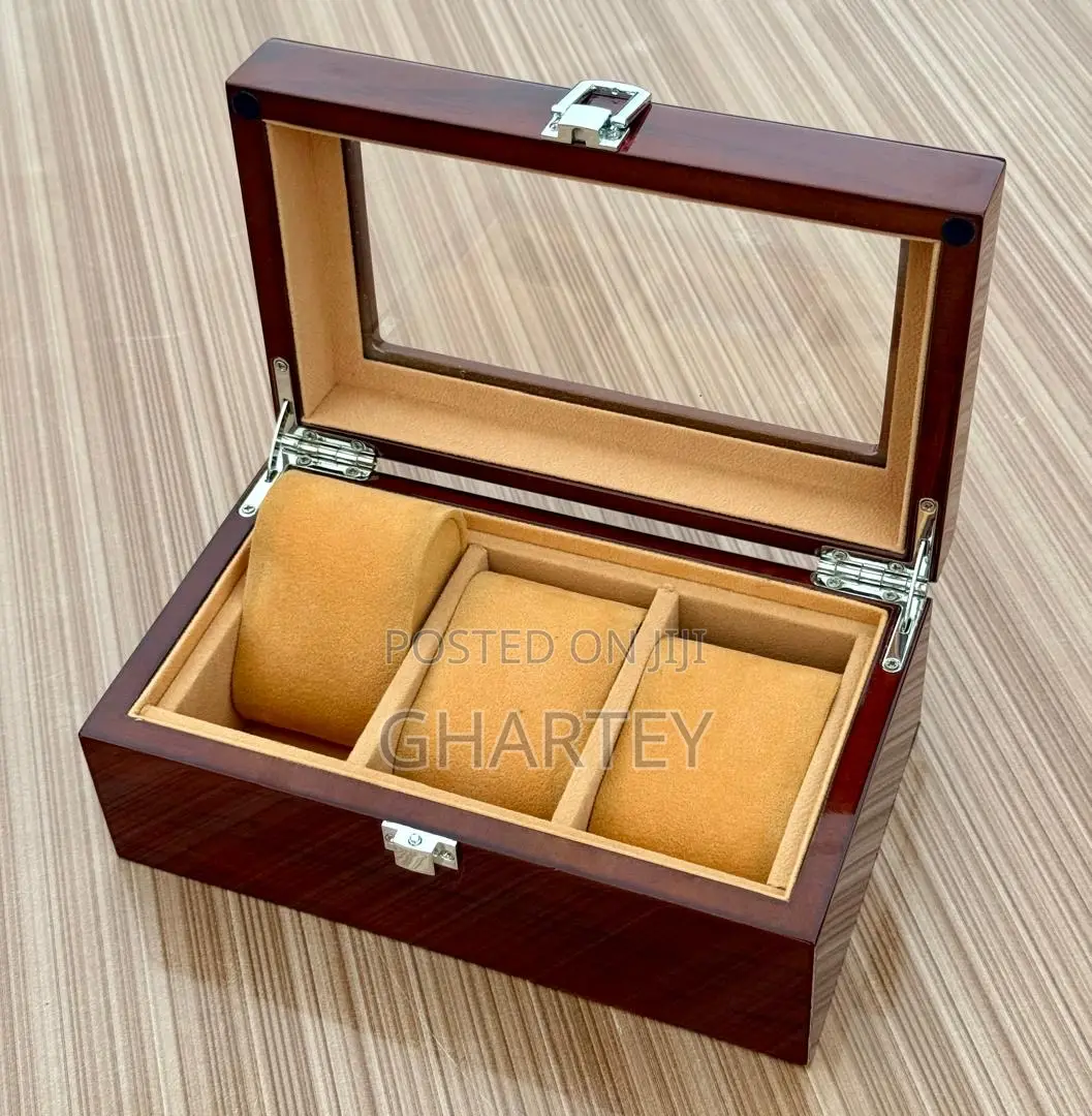3 Slots Wooden Watches Haven Brown