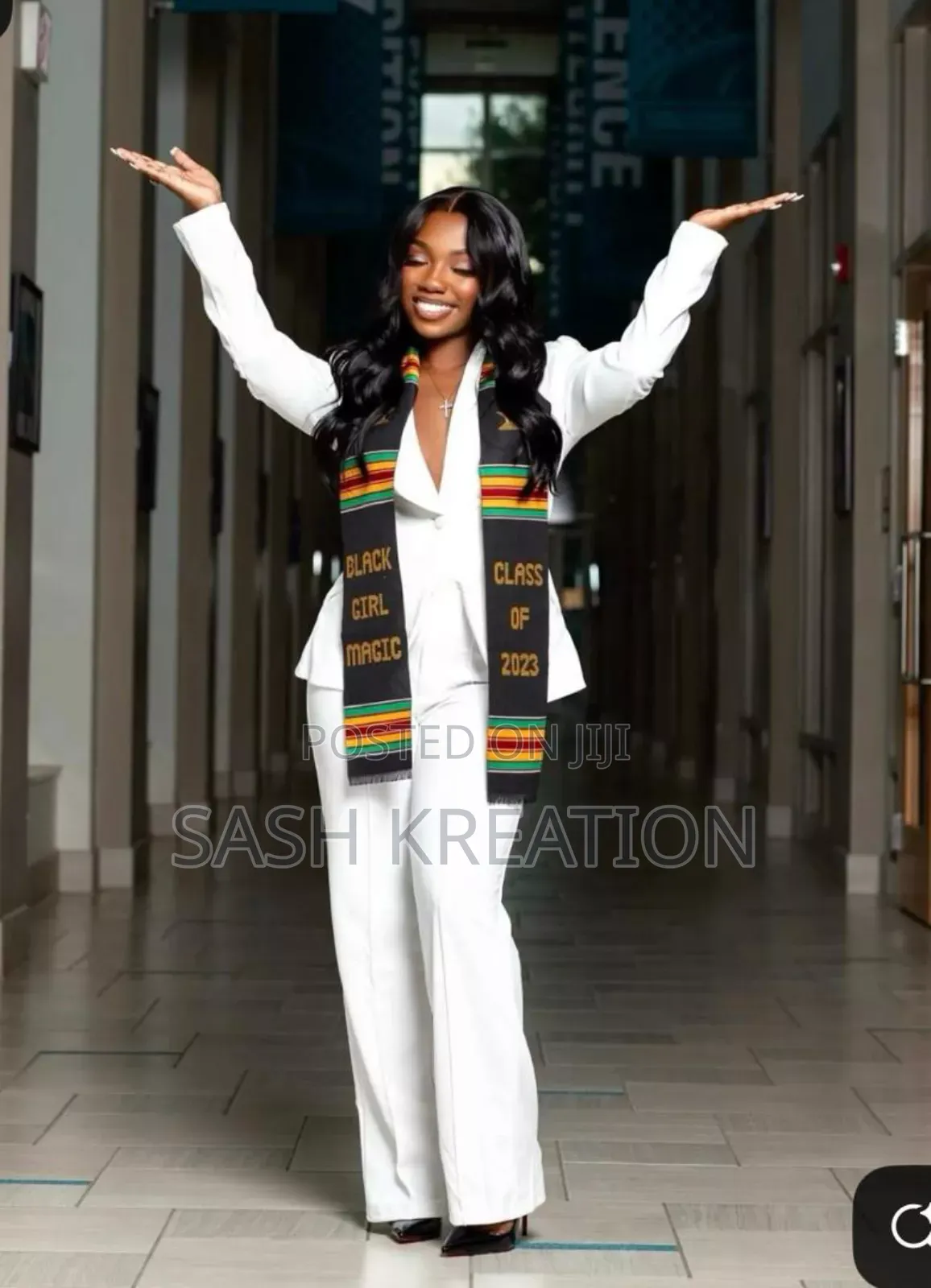Kente Tradition Multicolor Sash