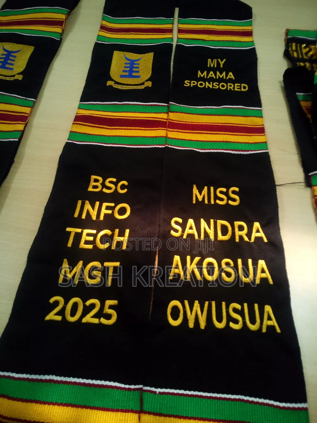 Kente Tradition Multicolor Sash