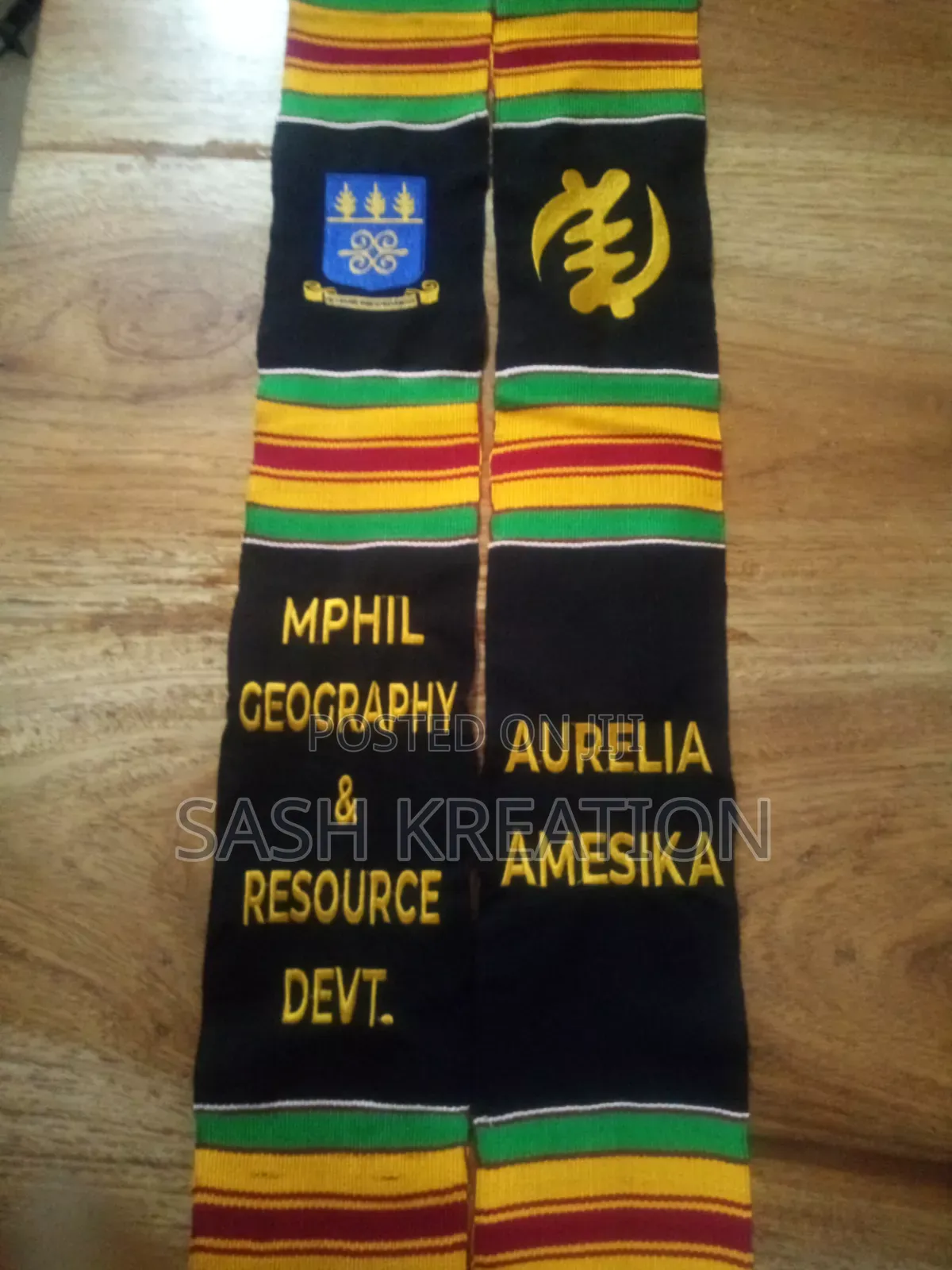 Kente Tradition Multicolor Sash