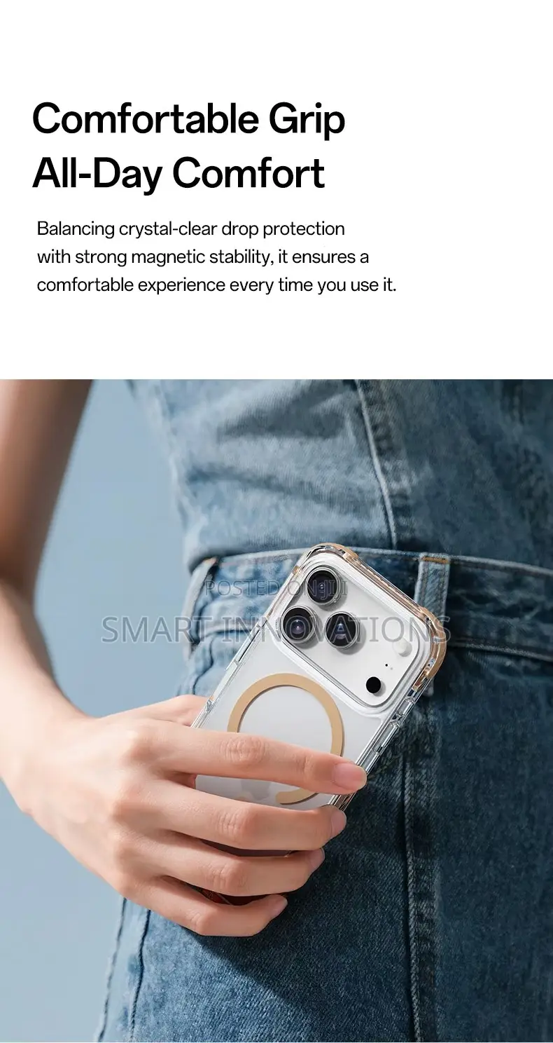 iPhone 17 | 17 Pro | 17 Promax Crystal Clear Case