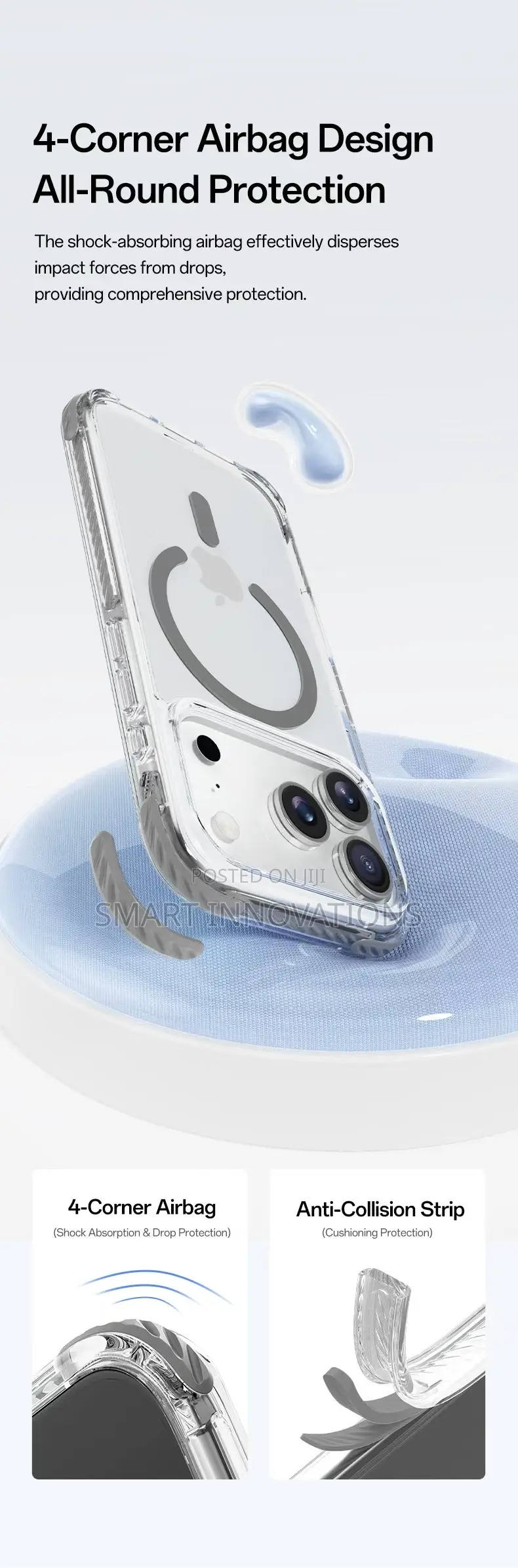 iPhone 17 | 17 Pro | 17 Promax Crystal Clear Case