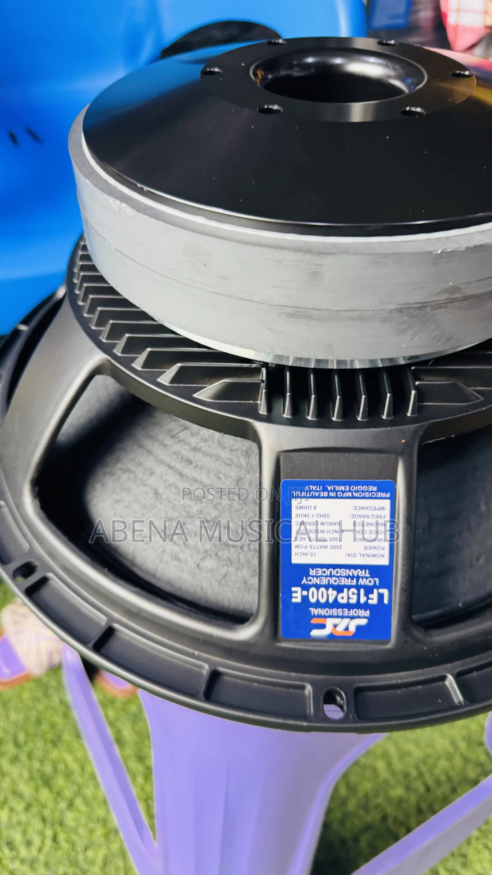 Jac 15 Inches Naked Speaker Double Magnet (2000 Watt)