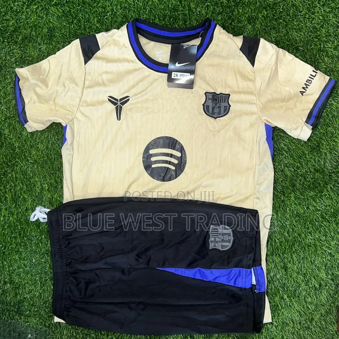Barcelona 2025/2026 Away Jersey For Kids _ Barcelona Children Jerseys
