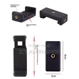 Phone Clip Gimbal Rotating Mount Phone Holder