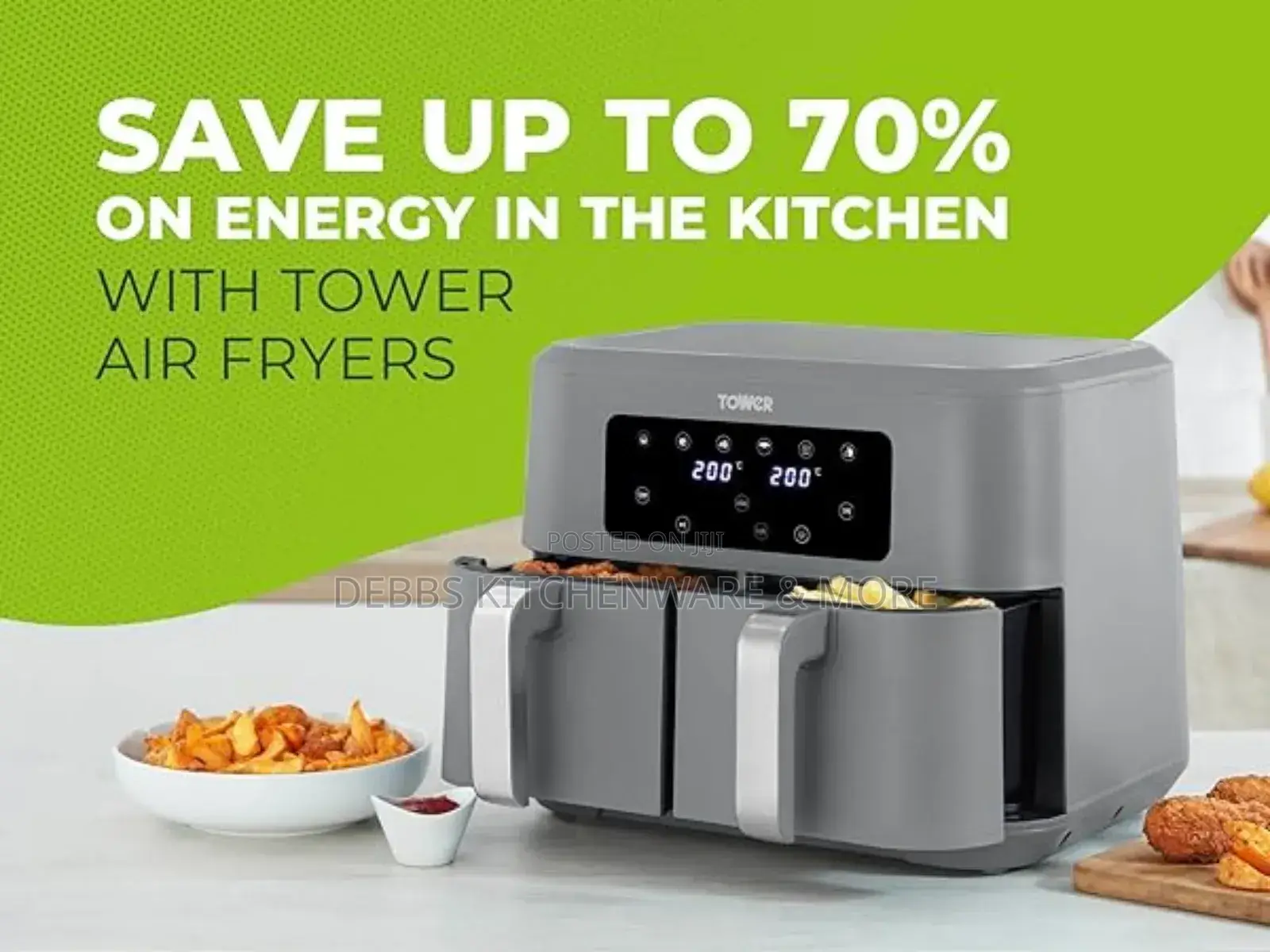 Tower 8.5litre Dual Air Fryer Uk 