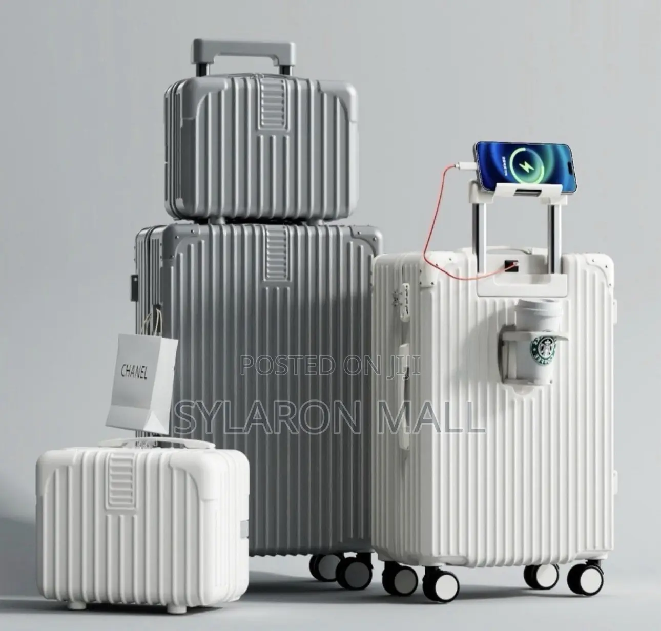 Smart Hardshell Luggage With Usb Charging Port