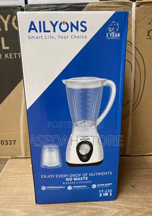 Ailyons 2 in 1 Blender