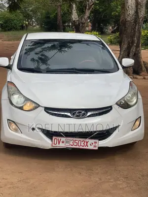 Hyundai Elantra GLS Sedan FWD (1.8L 4cyl 6M) 2013 White