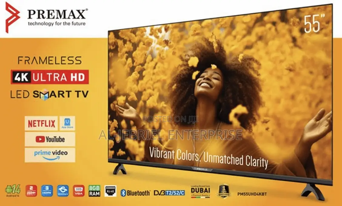 55” Premax Ultra Hd Smart Tv