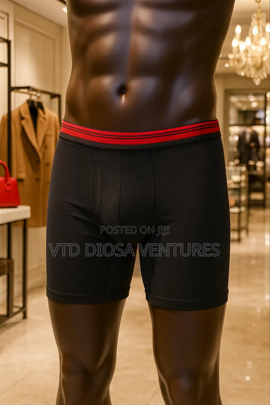 Men's Long Boxer Briefs Underwear