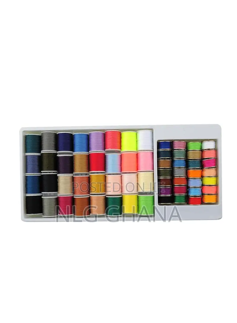 60pcs Sewing Thread Kit Sewing Thread Spools Bobbins. Ghx7011