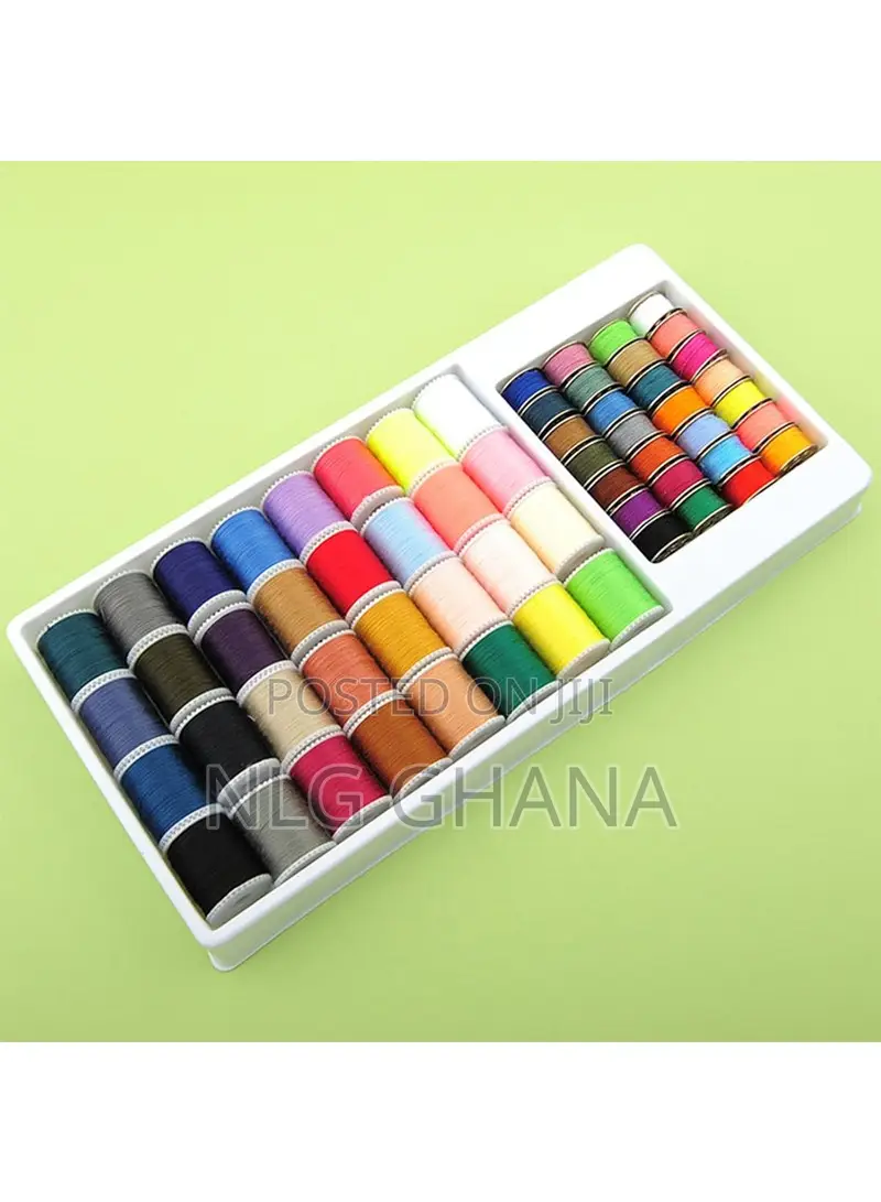 60pcs Sewing Thread Kit Sewing Thread Spools Bobbins. Ghx7011