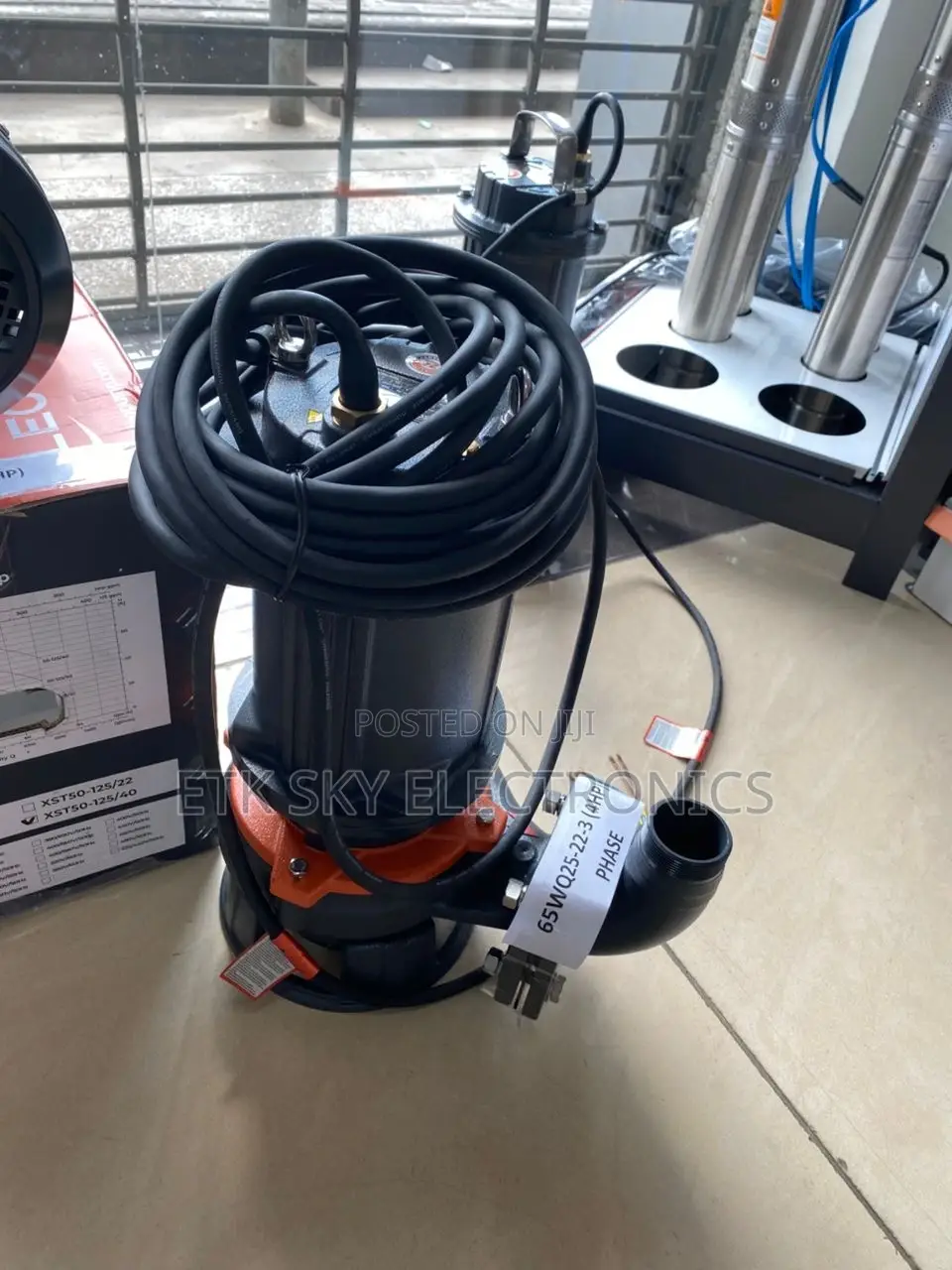 Leo Pump 65wq25-22-3(4hp) Sewage Pump