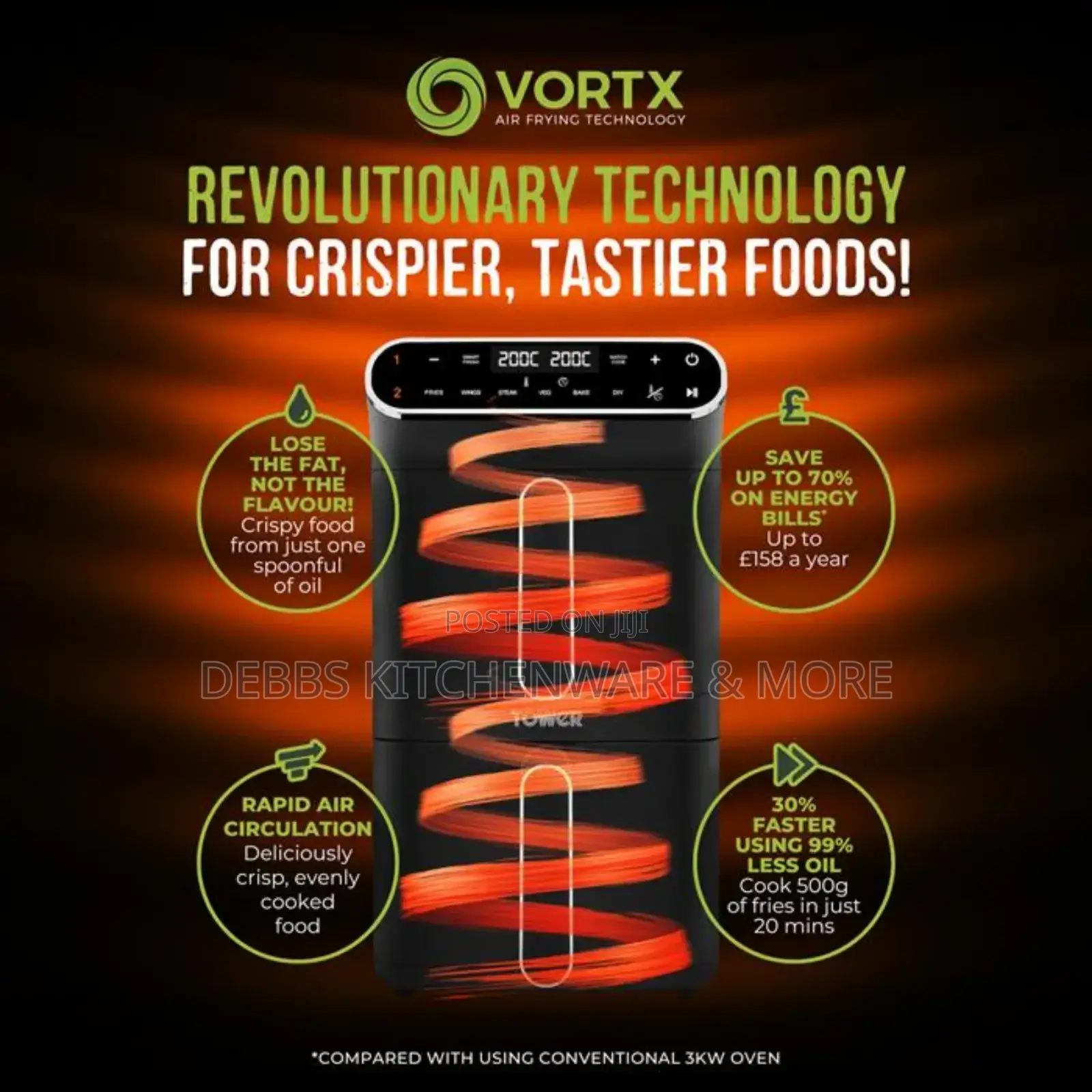 11litres Tower Dual Air Fryer Uk