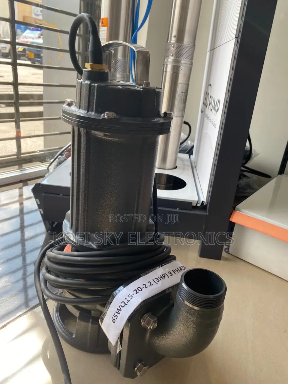 Leo 3hp Sewage 65wq15-20-2.2 Pump