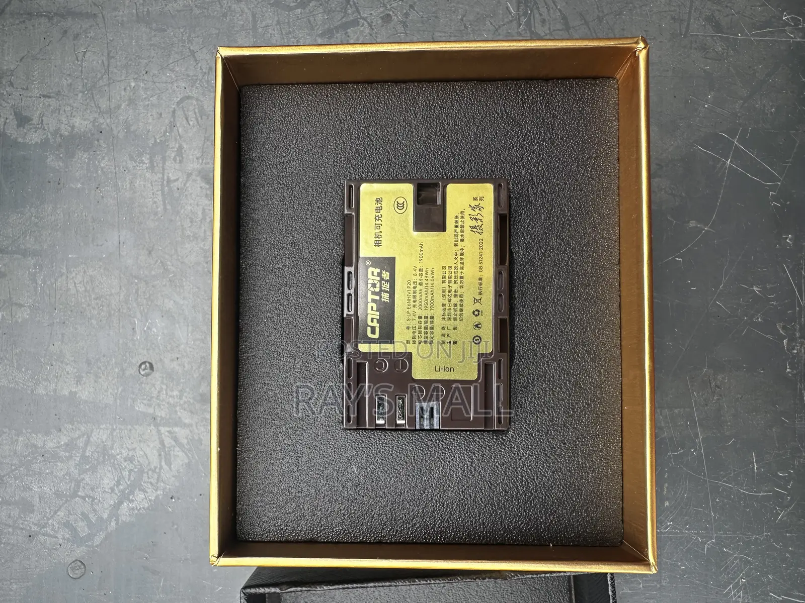 Captor Canon Lp-E6nh Battery