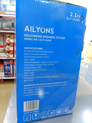 Remote Control Speaker System Ailyons Multimedia Speaker
