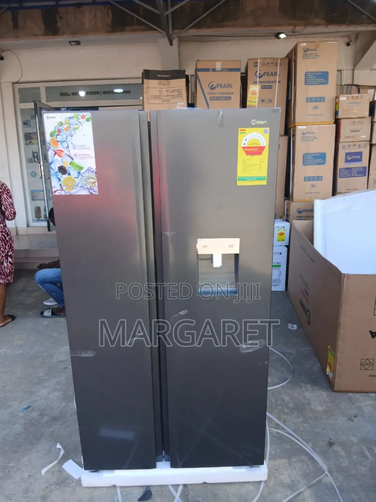 3y3 Kiko Side by Side Sigma Refrigerator