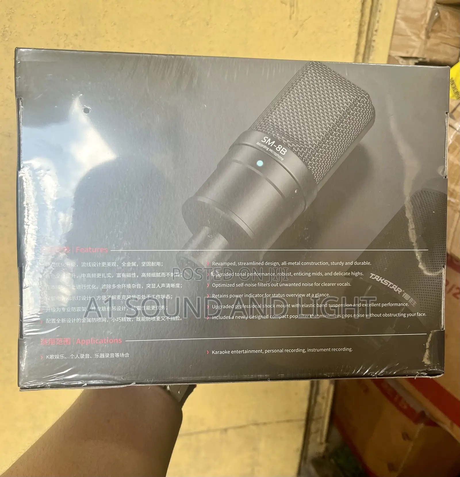 Takstar Sm-8b Condenser Microphone For Recording