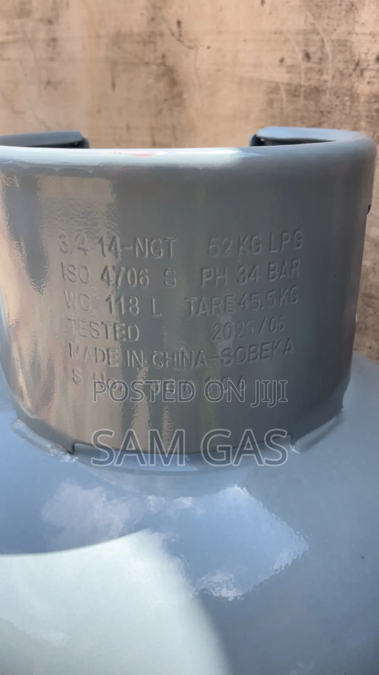Gas Cylinders ( 52kg ) 118 Liters