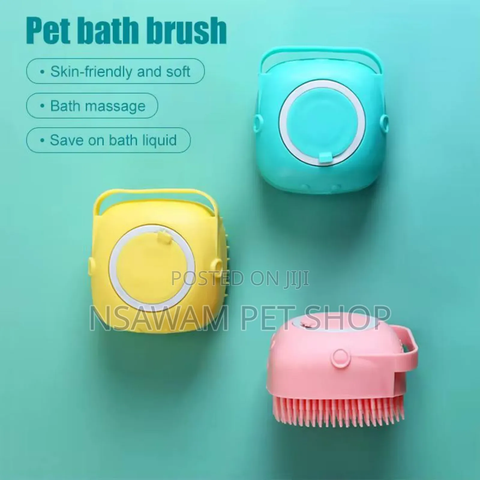 Pet Shampoo Brush