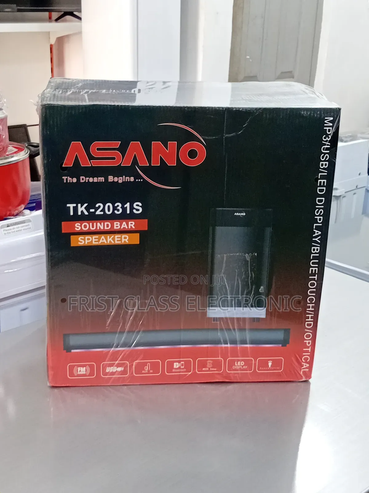 Asano Tk-2031s Sound Bar and Speaker Optical Display Insane