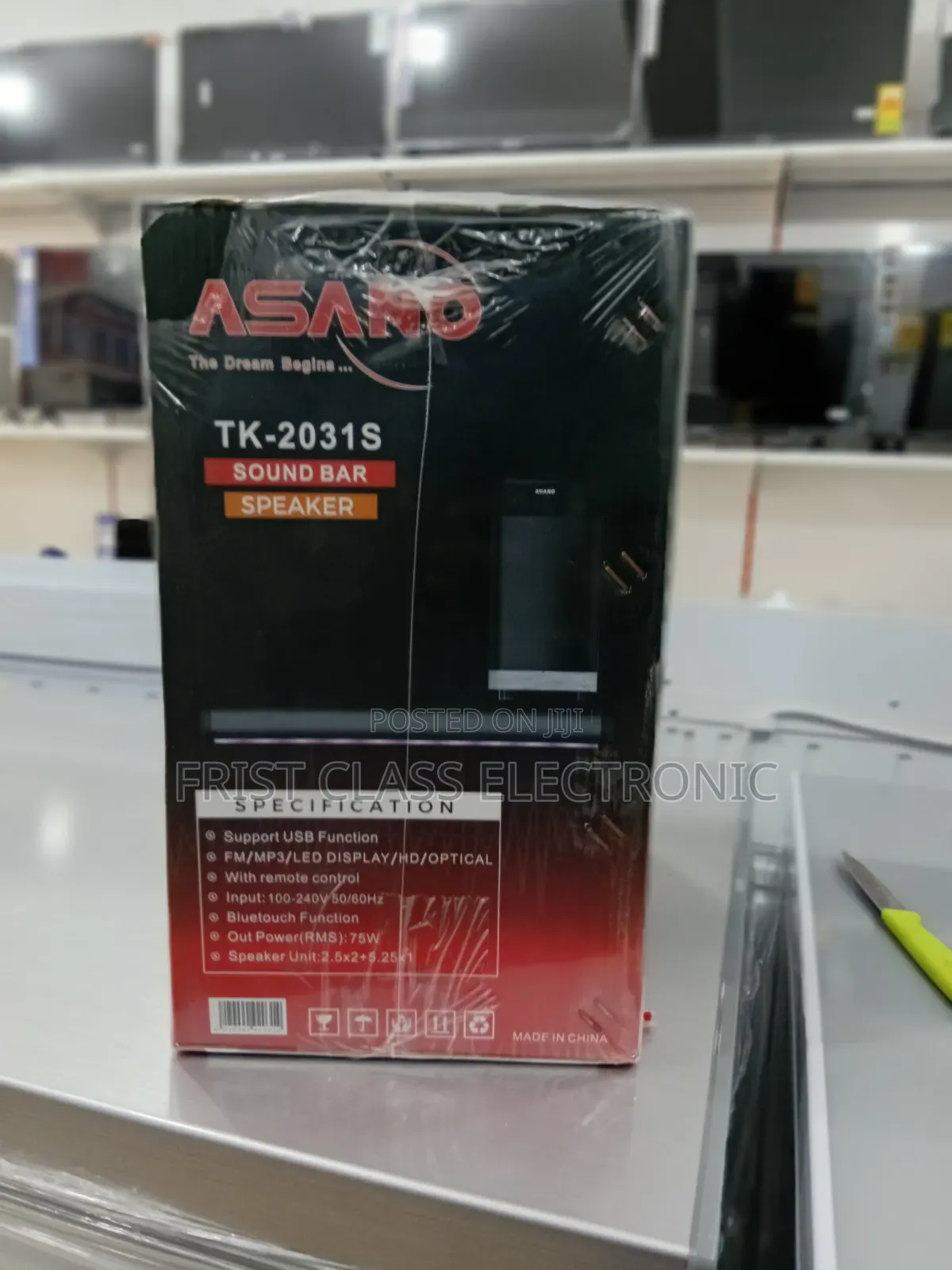Asano Tk-2031s Sound Bar and Speaker Support Usb Functions