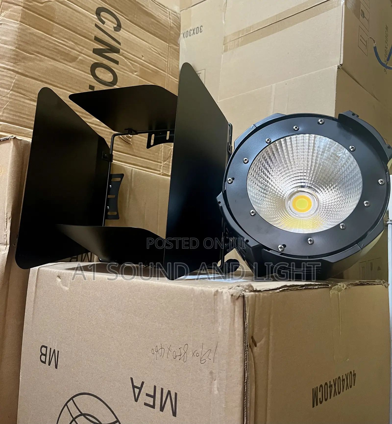 100w Cob Light With Barn Doors
