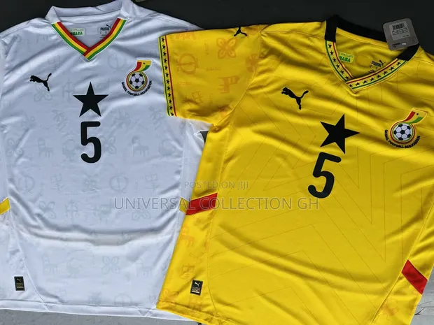 Ghana Black Stars Jersey Players Version With Customization in