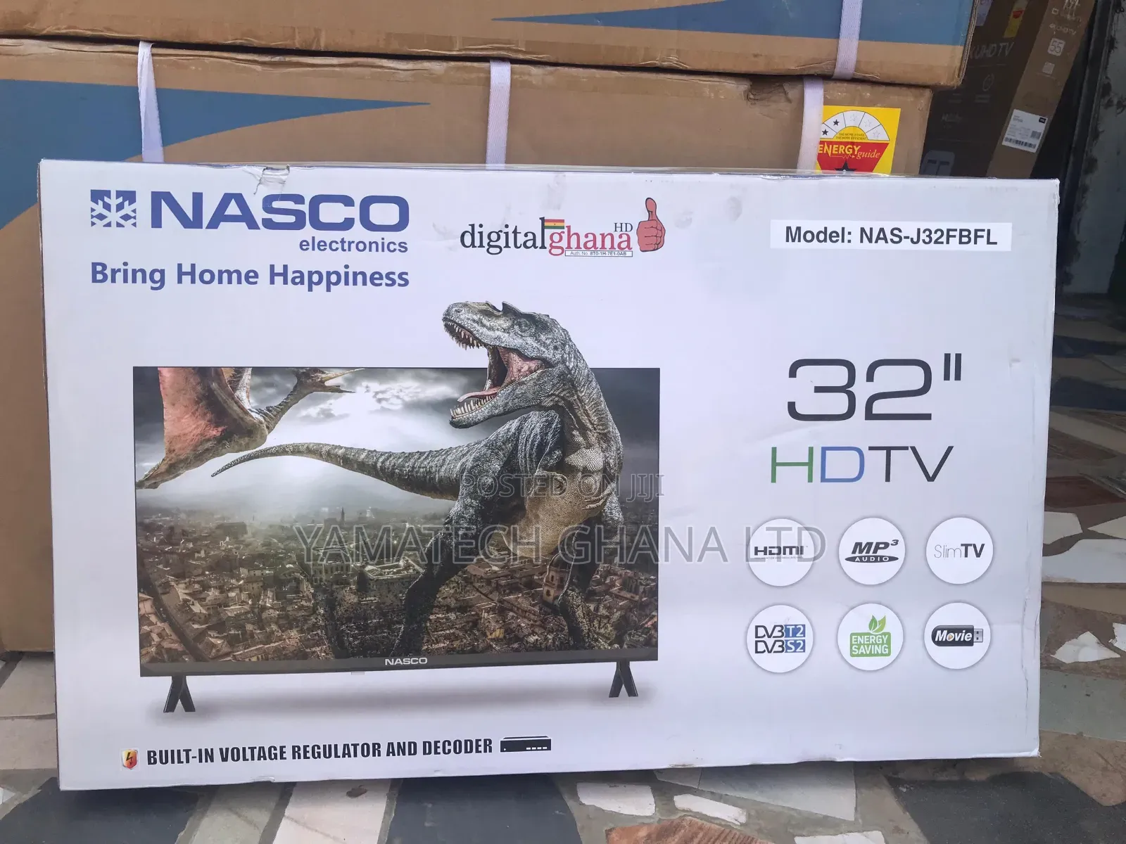 Nasco 32inch Digital Satellite Tv With Inbuilt Decoder