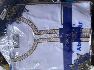 White Jalabiya Long Shortsleeves