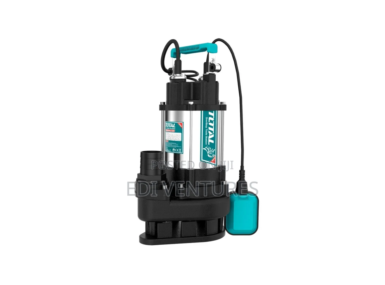 Total 1.0 Horsepower Submersible Sewage Pump- Stainless