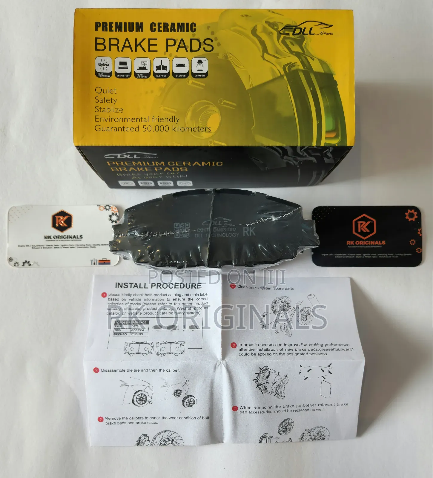 Toyota Corolla 2019-2025/Prius 2023-2025 Front Ceramic Brake Pads