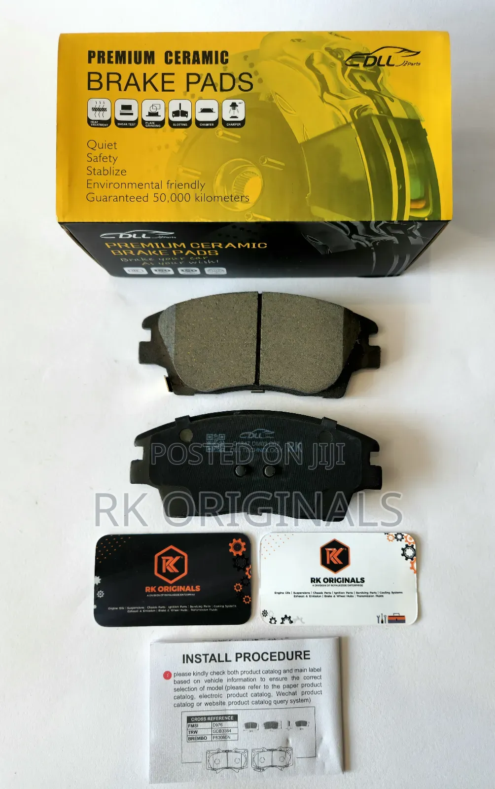 Tucson 16-21/Elantra 17-20/Sportage 17-22 Ceramic Front Brake Pads