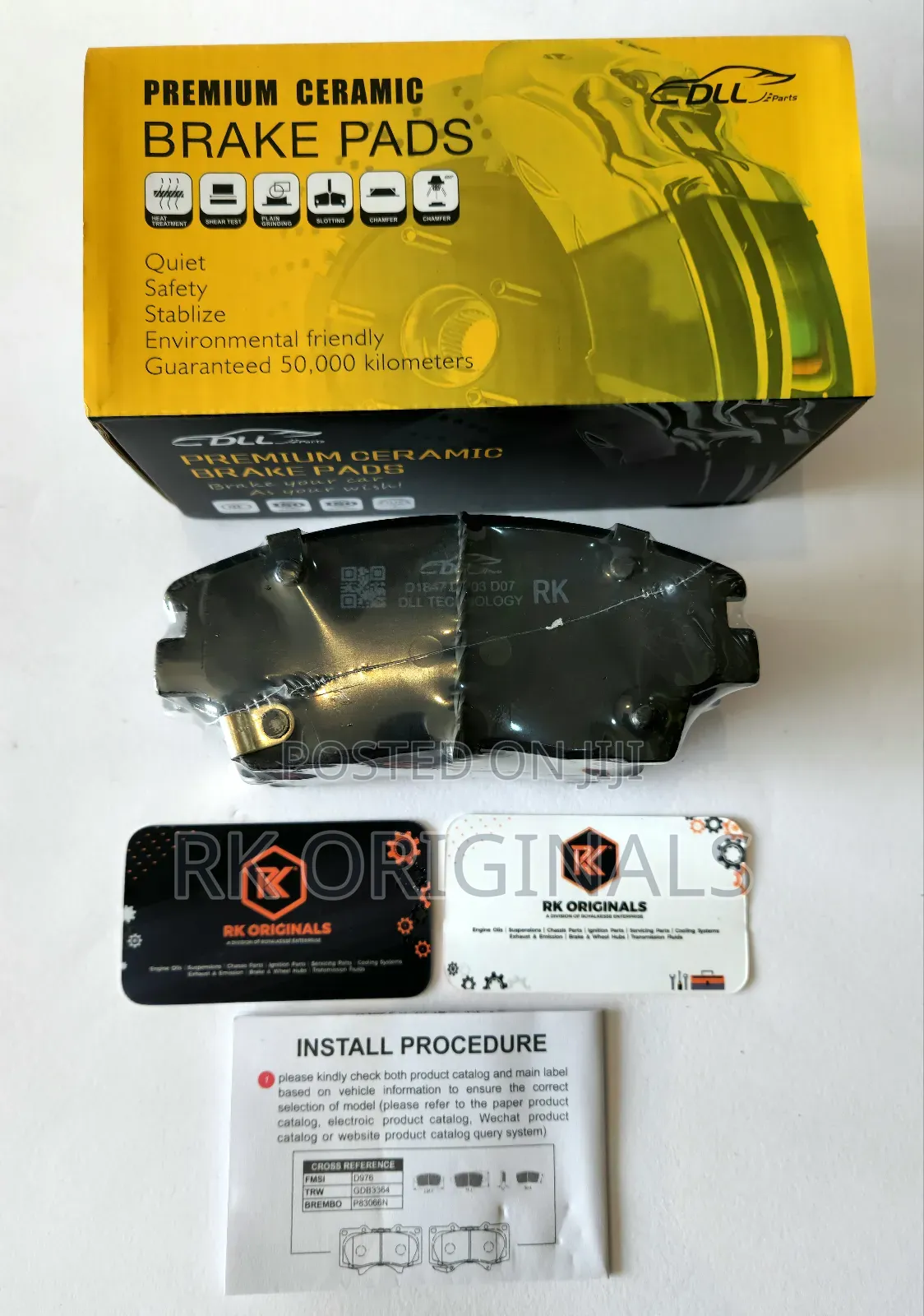 Tucson 16-21/Elantra 17-20/Sportage 17-22 Ceramic Front Brake Pads