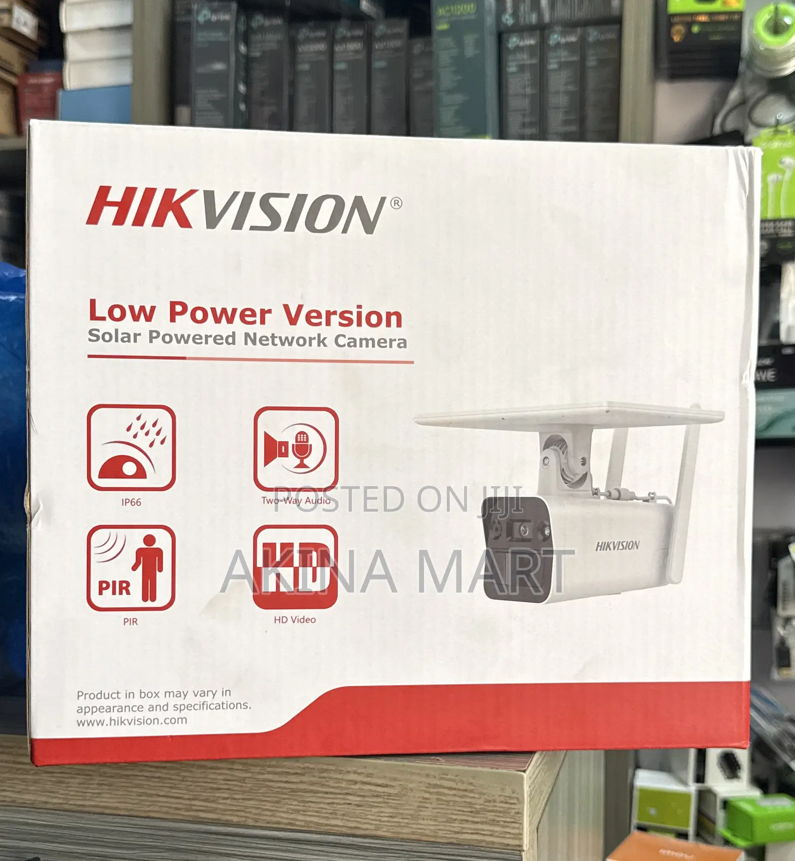 Hikvision Solar-Powered 4g Security Camera 4mm Lens