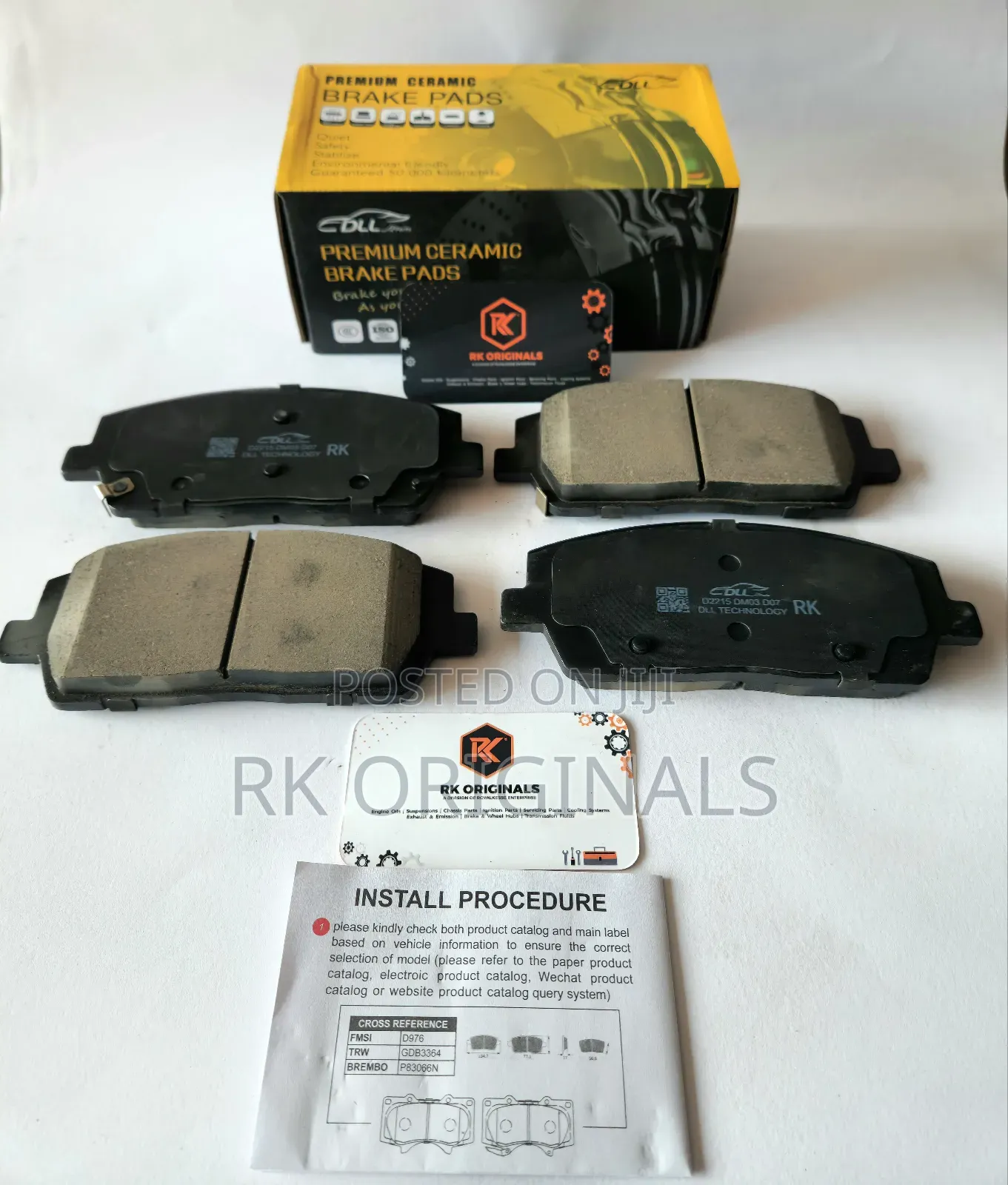 Hyundai Palisade/Kia Telluride 2020-2025 Ceramic Front Brake Pads