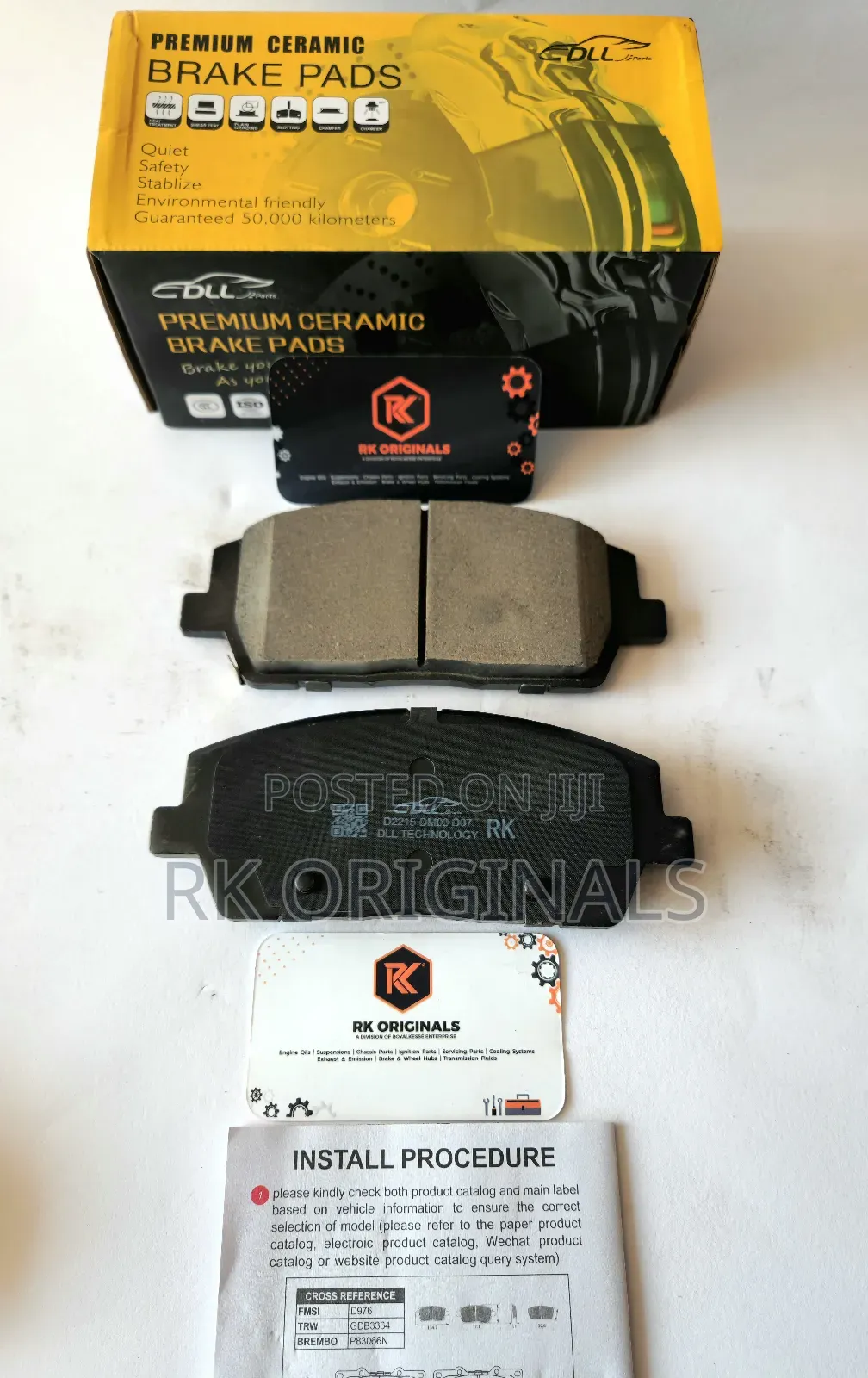Hyundai Palisade/Kia Telluride 2020-2025 Ceramic Front Brake Pads