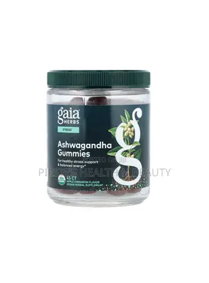 Gaia Herbs Organic Ashwagandha Gummies, Stress Support, 45 Count