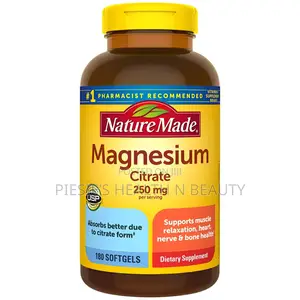 Nature Made Magnesium Citrate 250 Mg., 180 Count