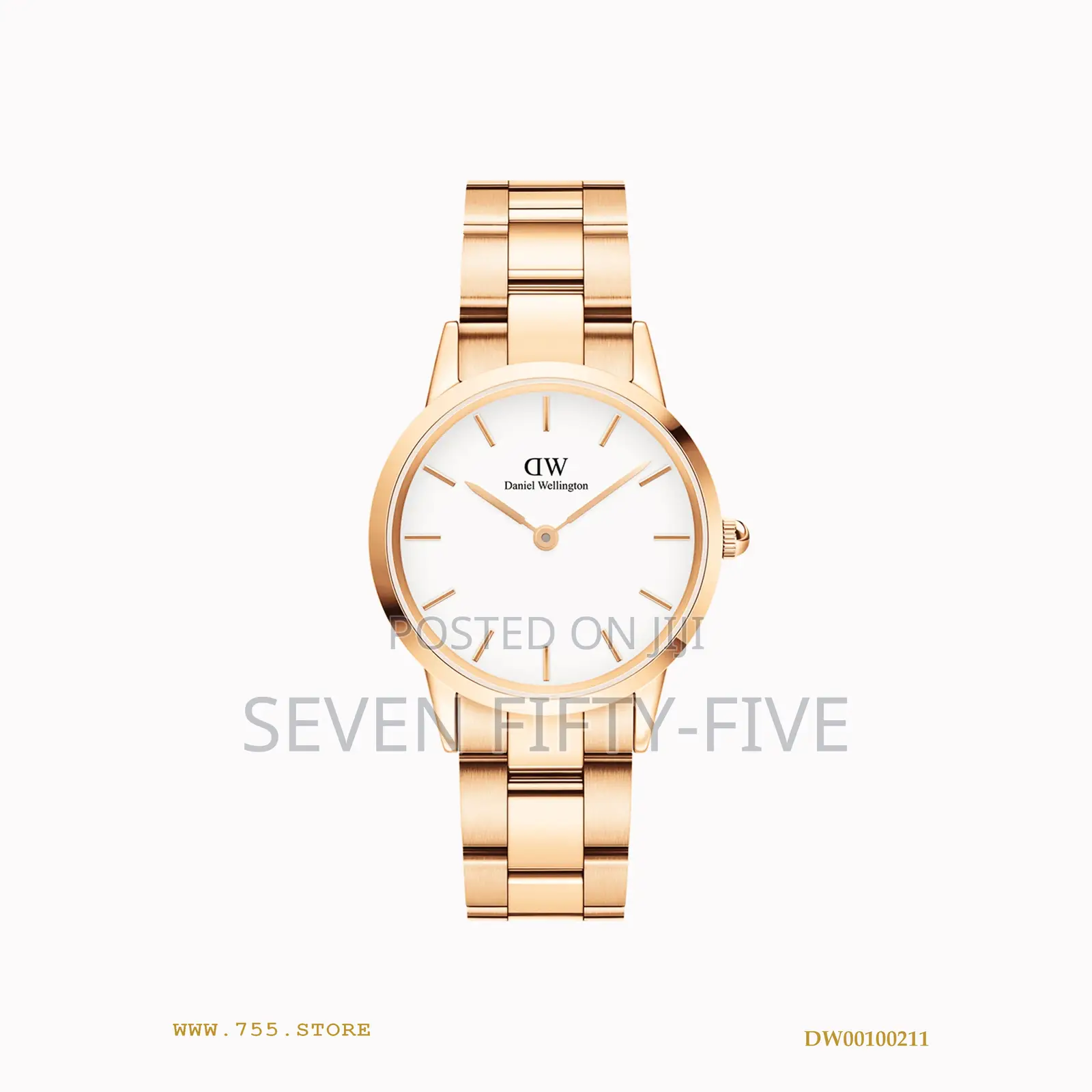 Daniel Wellington Iconic Link 32 Rose Gold White Dw