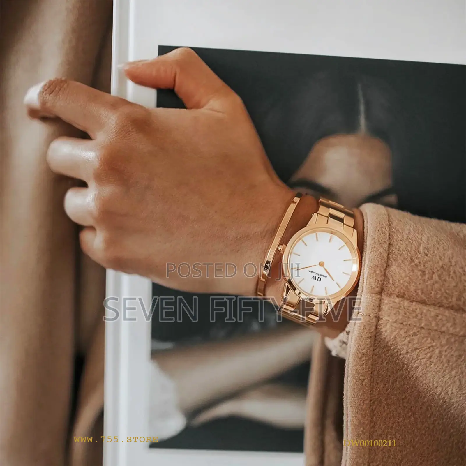 Daniel Wellington Iconic Link 32 Rose Gold White Dw